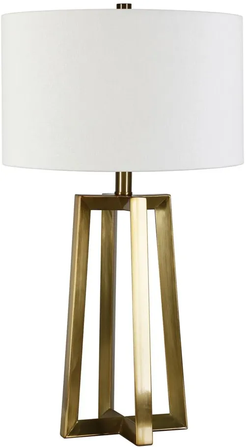 Mariska Table Lamp in Brass by Hudson & Canal