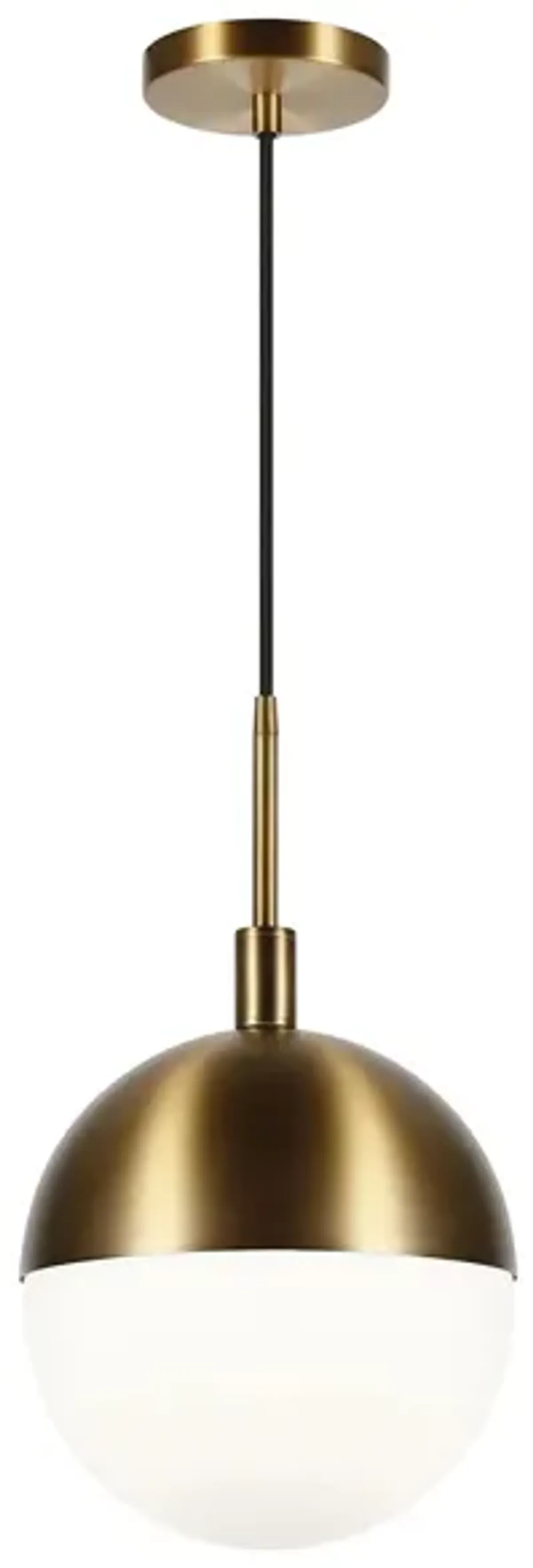 Carita Large Globe Pendant in Brass by Hudson & Canal