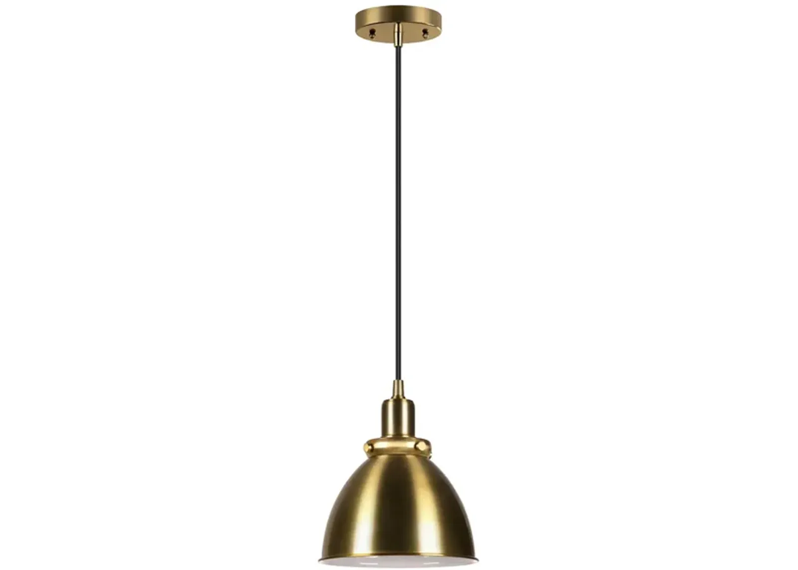 Pari Metal Pendant in Brass by Hudson & Canal