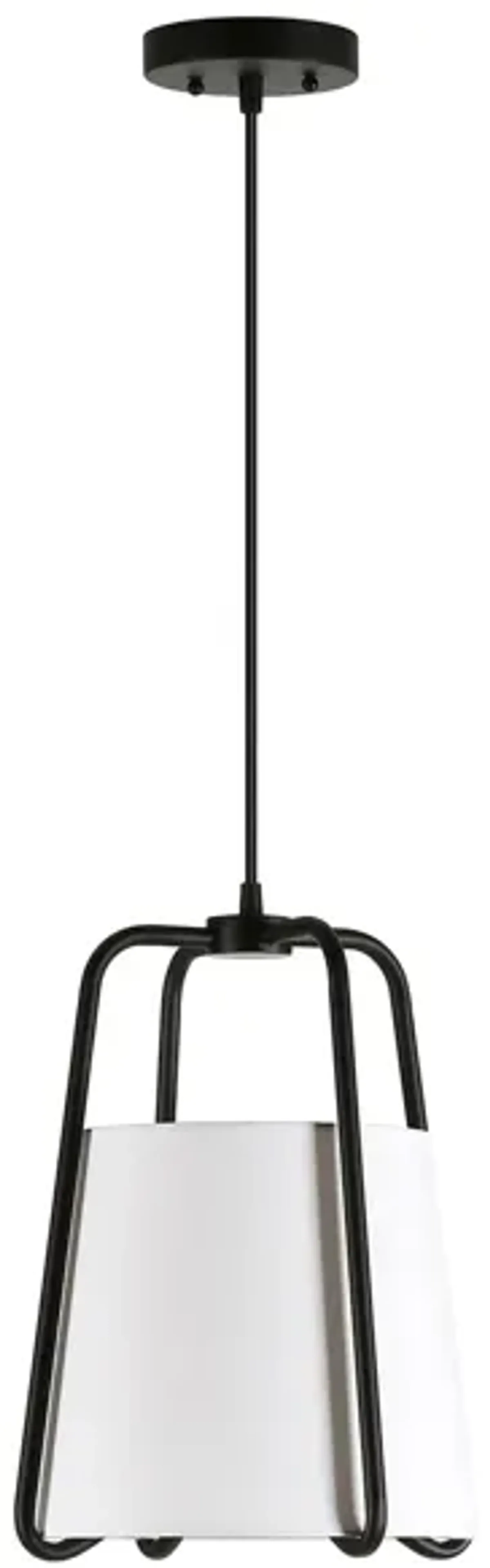 Mari Fabric Pendant in Blackened Bronze by Hudson & Canal