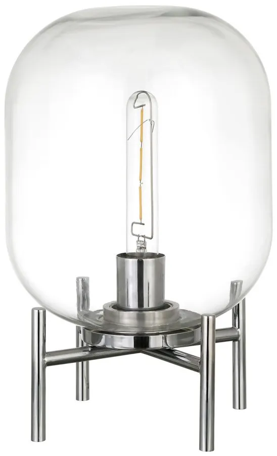 Farnham Globe Table Lamp in Polished Nickel by Hudson & Canal