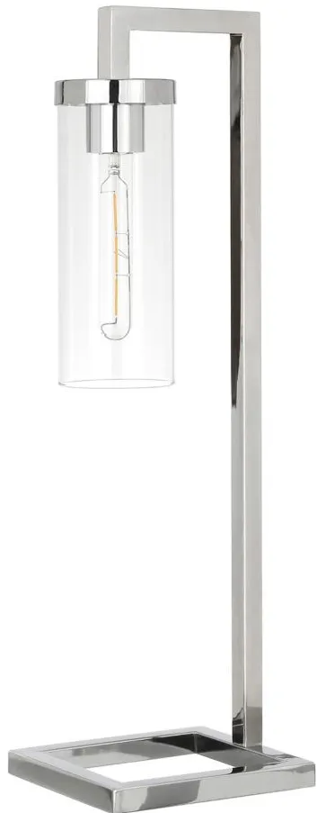 Ansa Table Lamp in Polished Nickel by Hudson & Canal