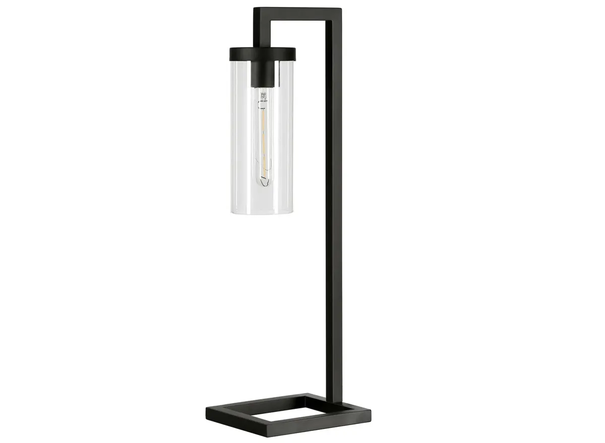 Ansa Table Lamp in Blackened Bronze by Hudson & Canal