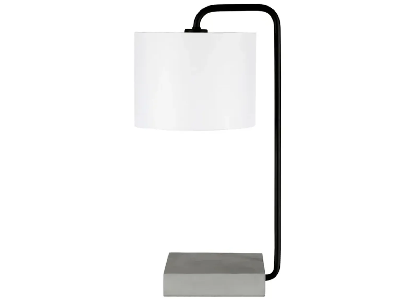 Kamaria Concrete Table Lamp in Blackened Bronze/Concrete by Hudson & Canal