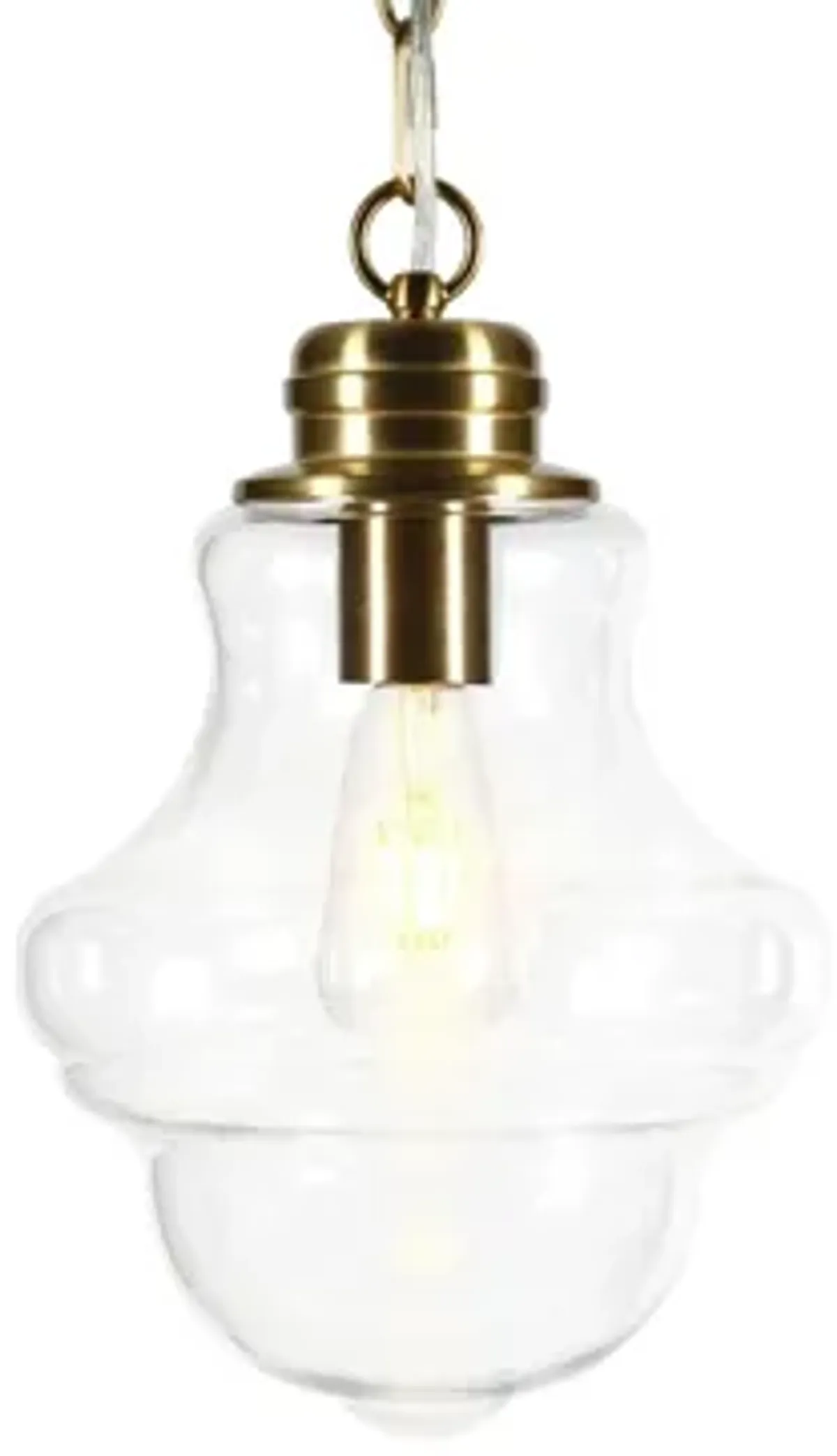 Isidora Clear Glass Pendant