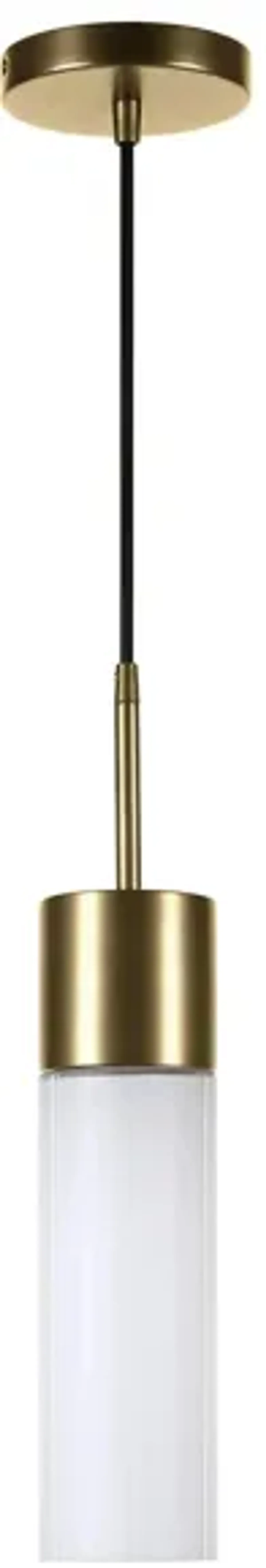 Richards Glass Pendant in Brass by Hudson & Canal