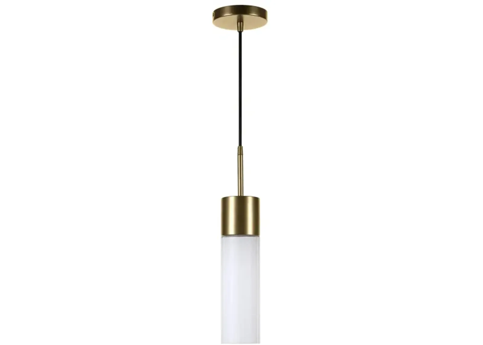 Richards Glass Pendant in Brass by Hudson & Canal