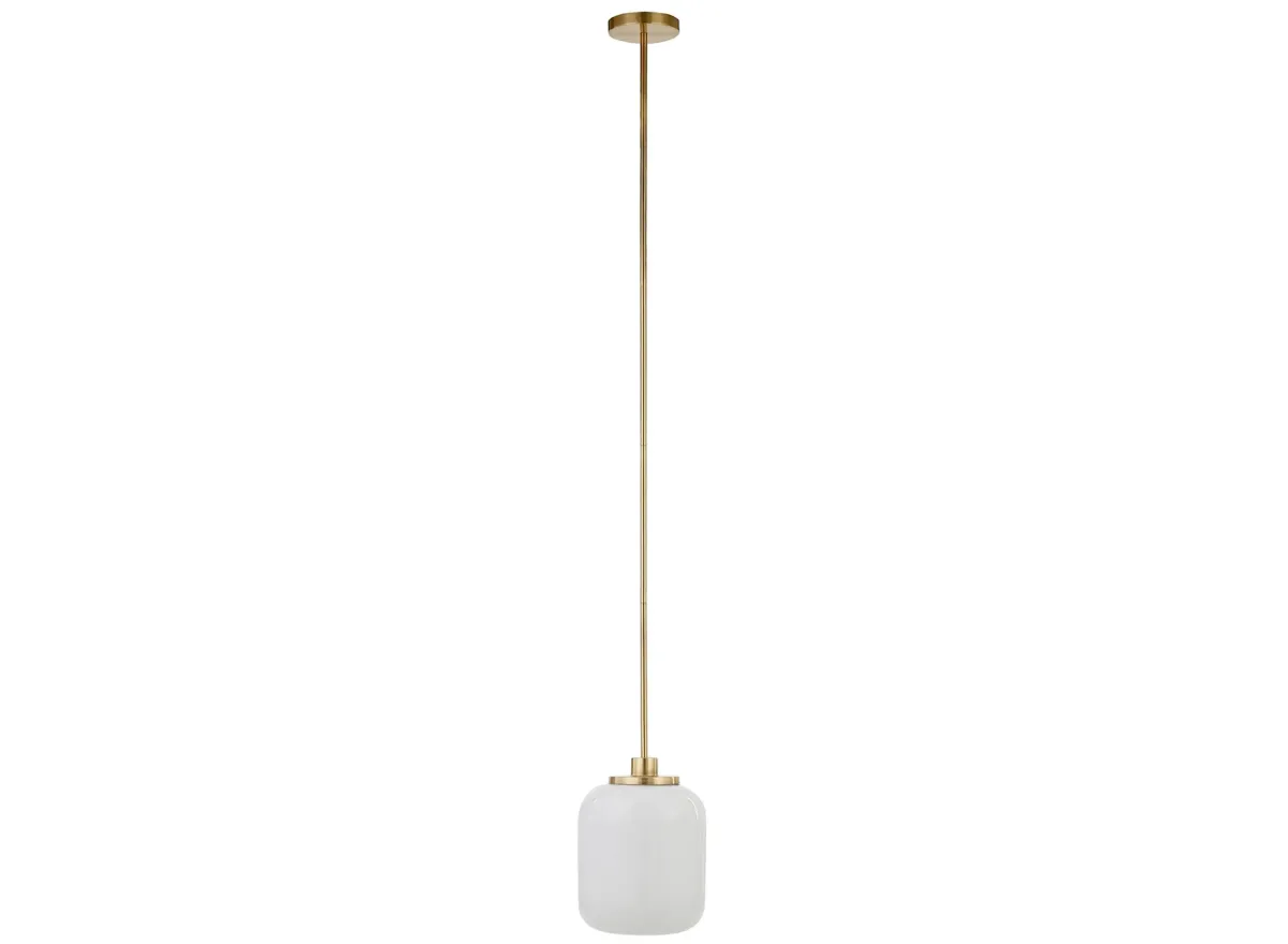 Beaufort Pendant in Brass by Hudson & Canal