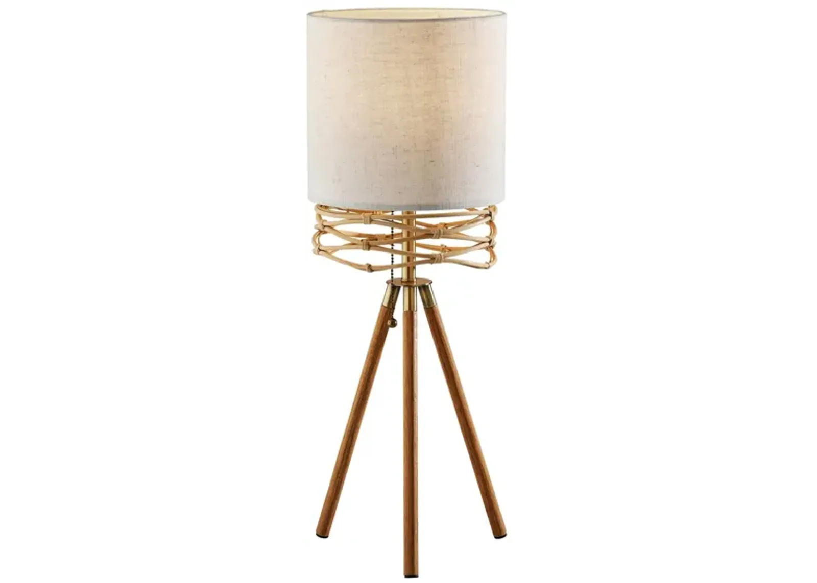 Melanie Table Lamp in Natural by Adesso Inc