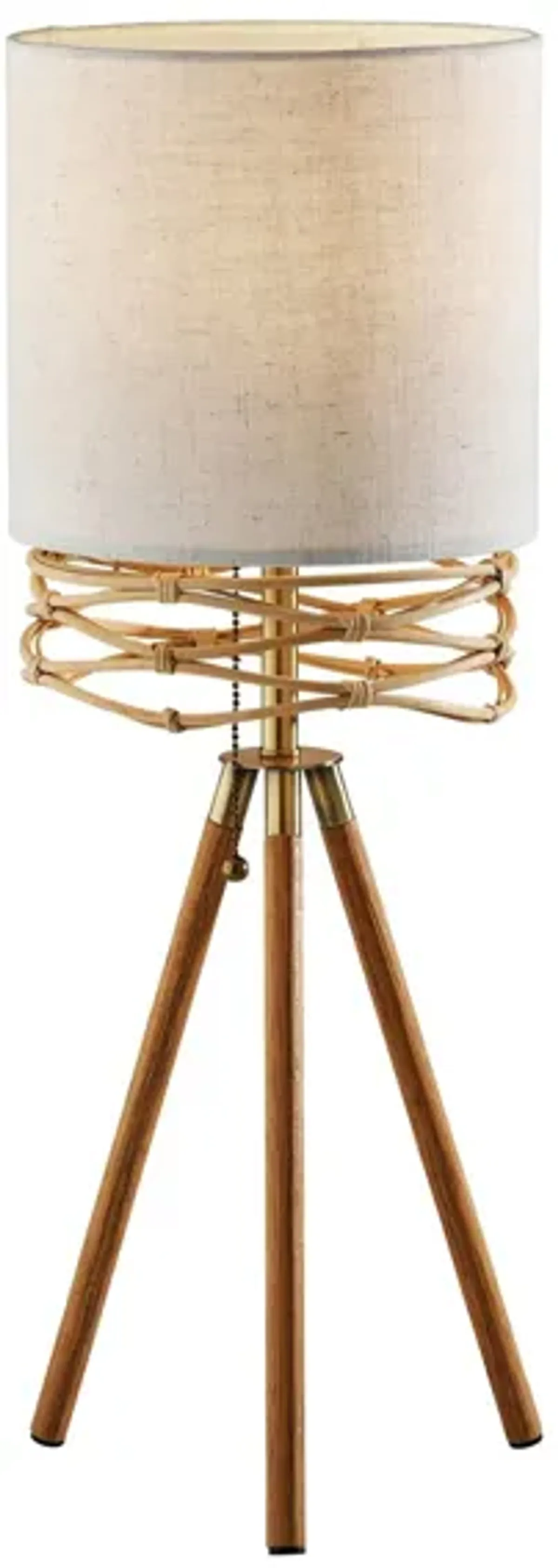 Melanie Table Lamp in Natural by Adesso Inc