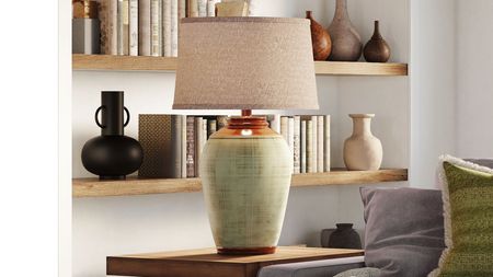 Celena Table Lamp in Celadon Green by Anthony California