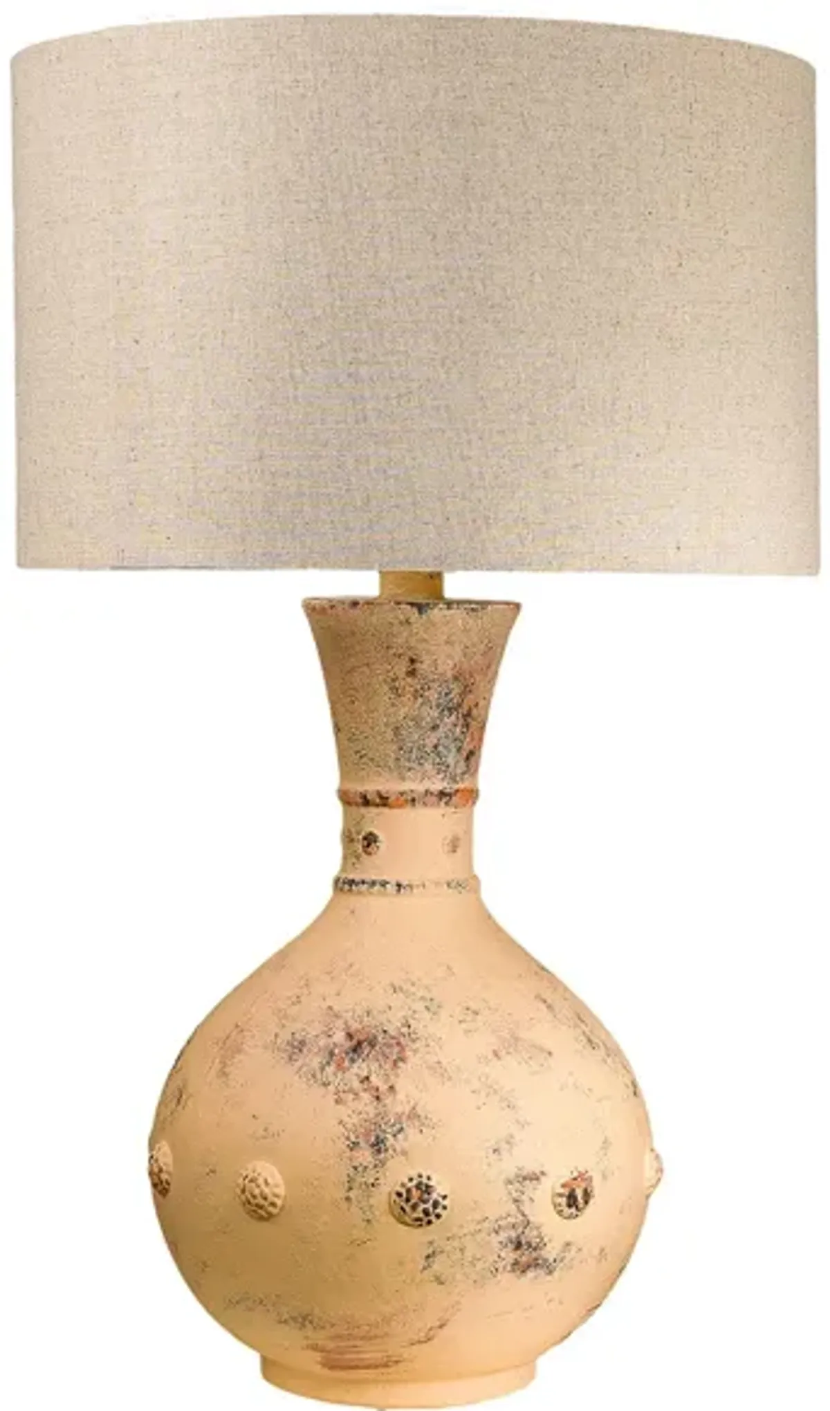 Agatha Table Lamp in Aged Terracotta by Anthony California