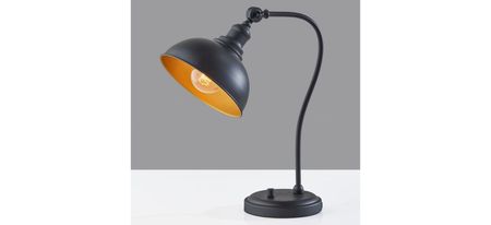 Wallace Desk Lamp in Black by Adesso Inc