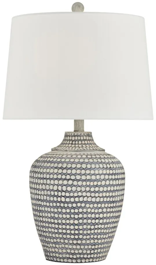 Alese Table Lamp in Grey wash by Pacific Coast