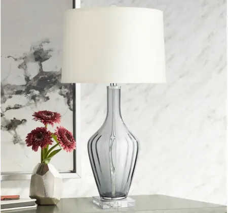 Nile Table Lamp in Smoke Grey by Pacific Coast