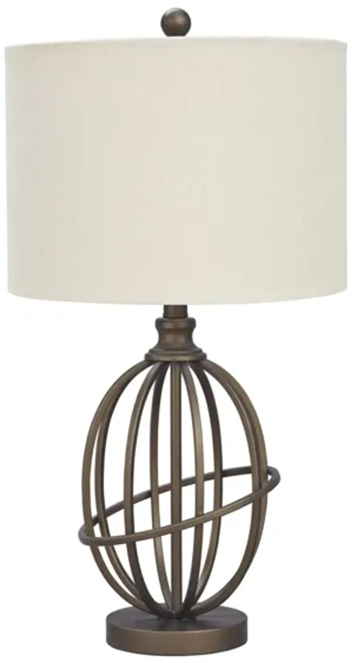 Manasa Metal Table Lamp in Bronze Finish by Ashley Express