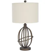 Manasa Metal Table Lamp in Bronze Finish by Ashley Express