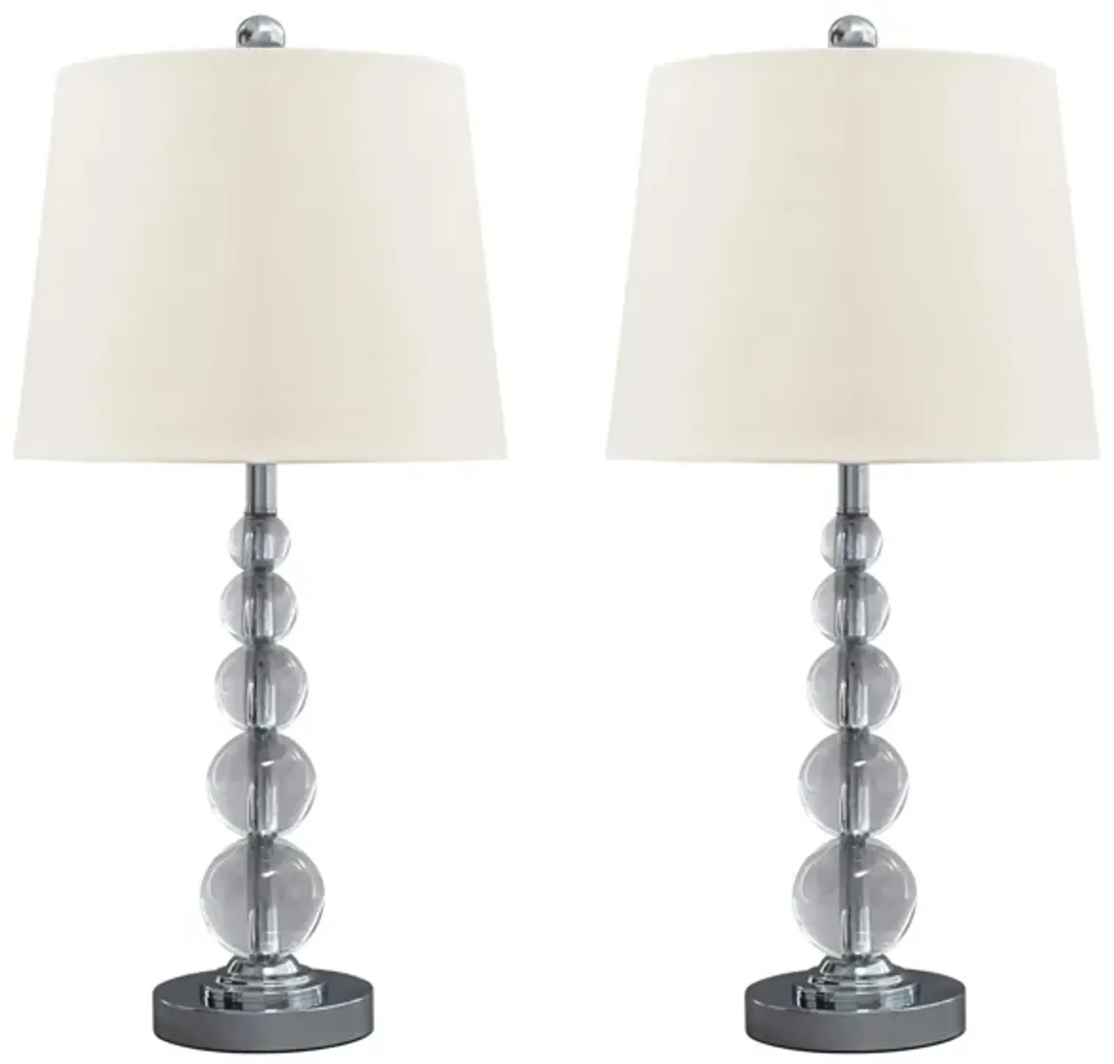 Joaquin Crystal Table Lamp Set