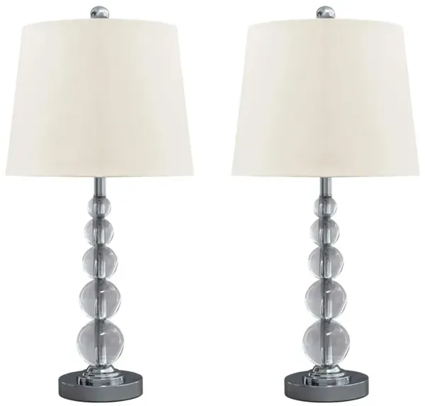 Joaquin Crystal Table Lamp Set