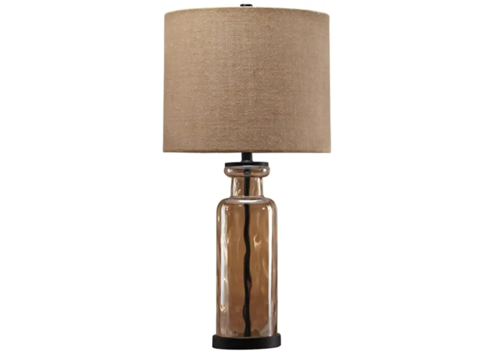 Laurentia Glass Table Lamp in Champagne by Ashley Express