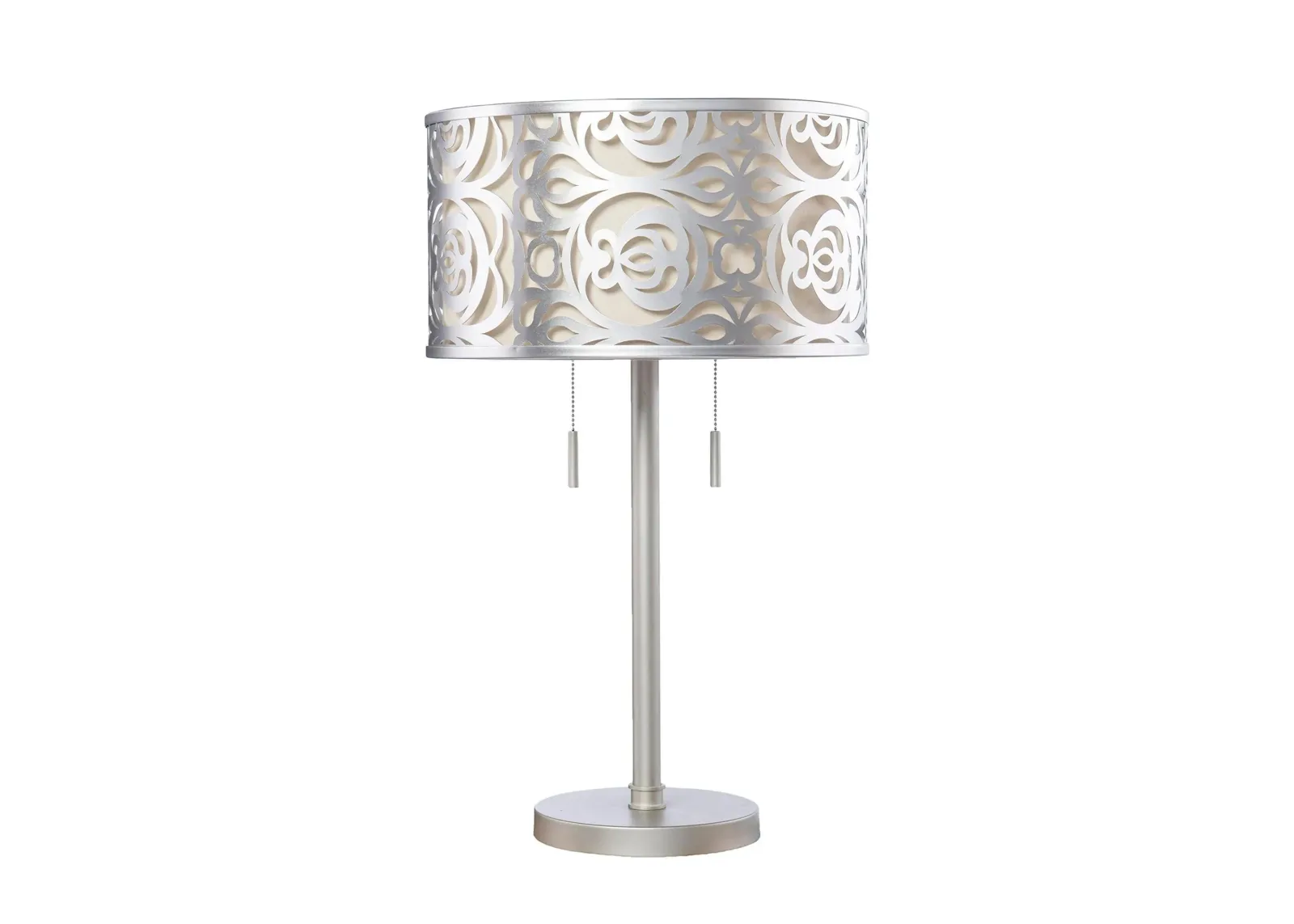 Rosemary Table Lamp in Silver by SEI Furniture