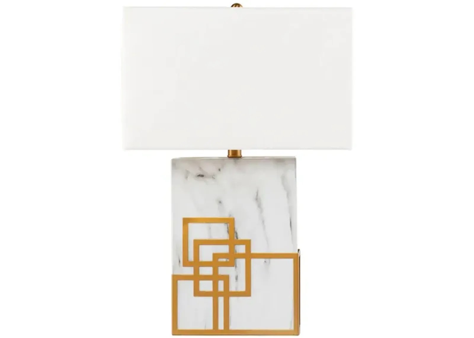 Launceston Table Lamp in White by SEI Furniture