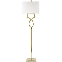 Eicher Floor Lamp in Gold, White by Surya