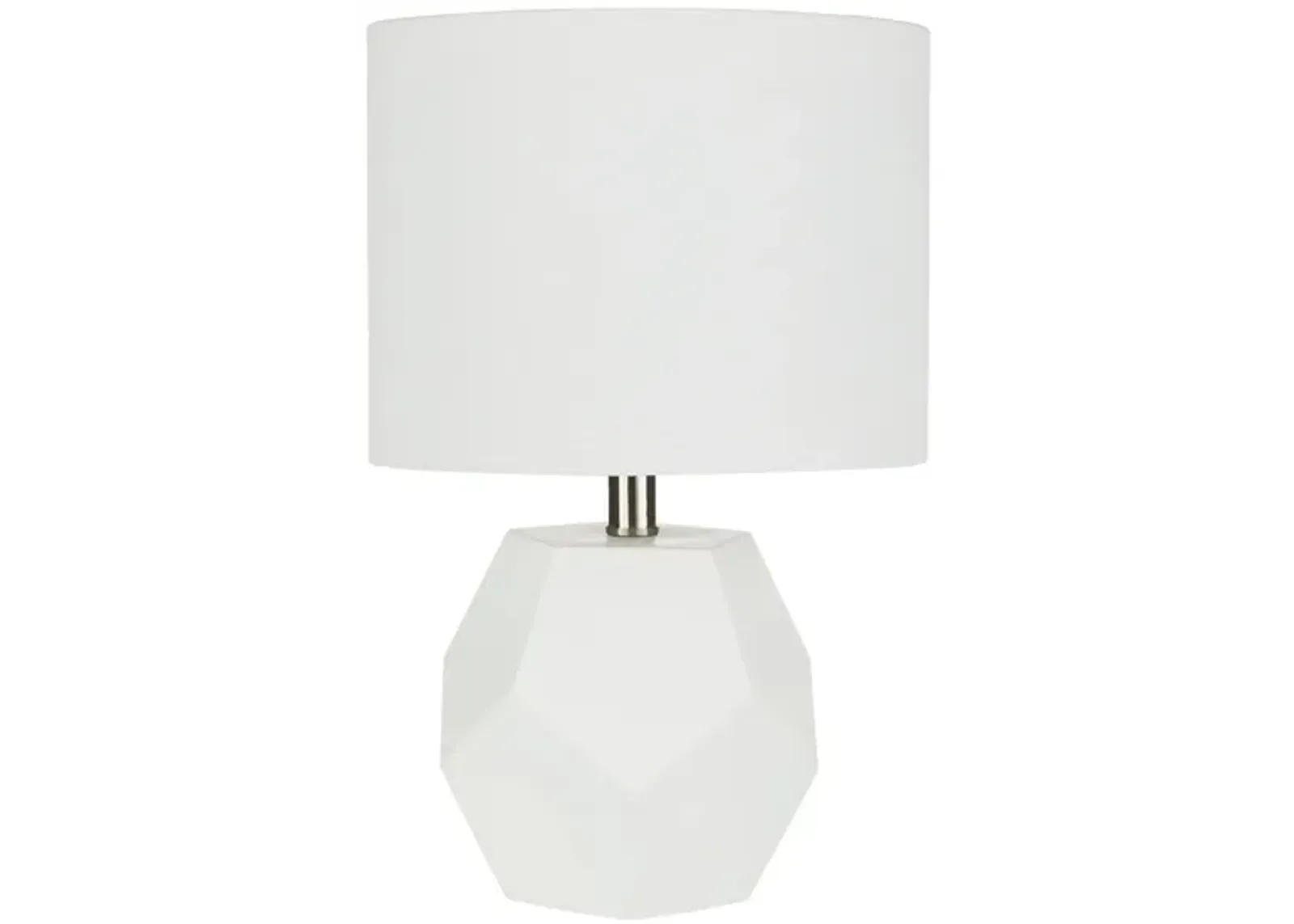 Kelsey Table Lamp in White by Surya