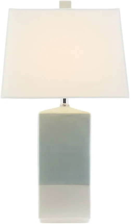 Malloy Table Lamp in Aqua, Ivory, Cream by Surya