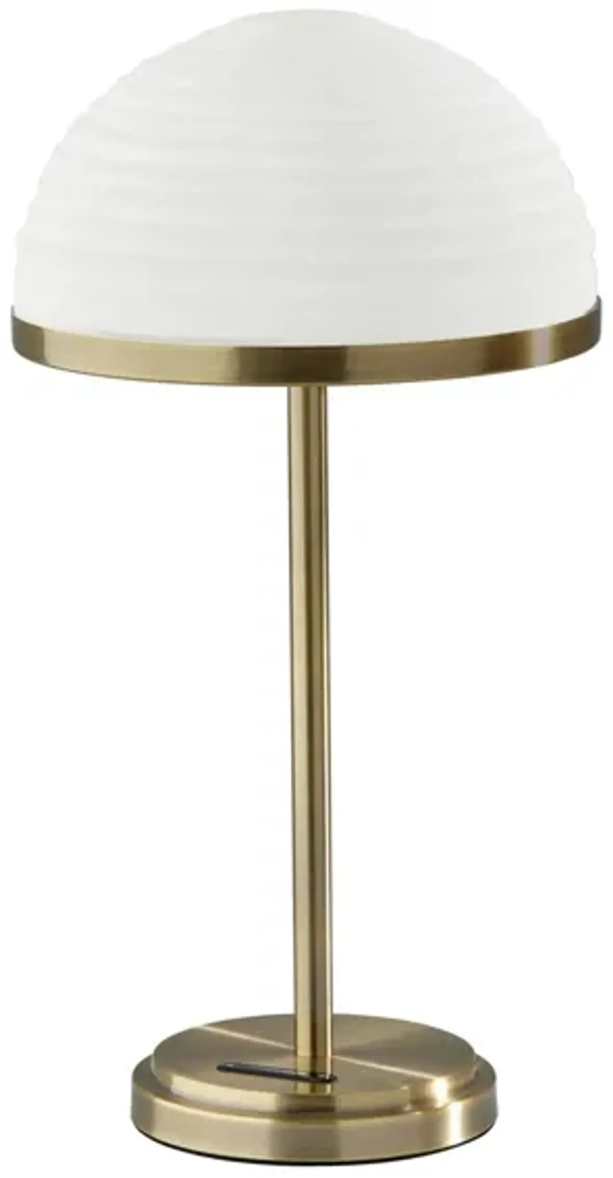 Juliana LED Table Lamp w. Smart Switch in Antique Brass by Adesso Inc