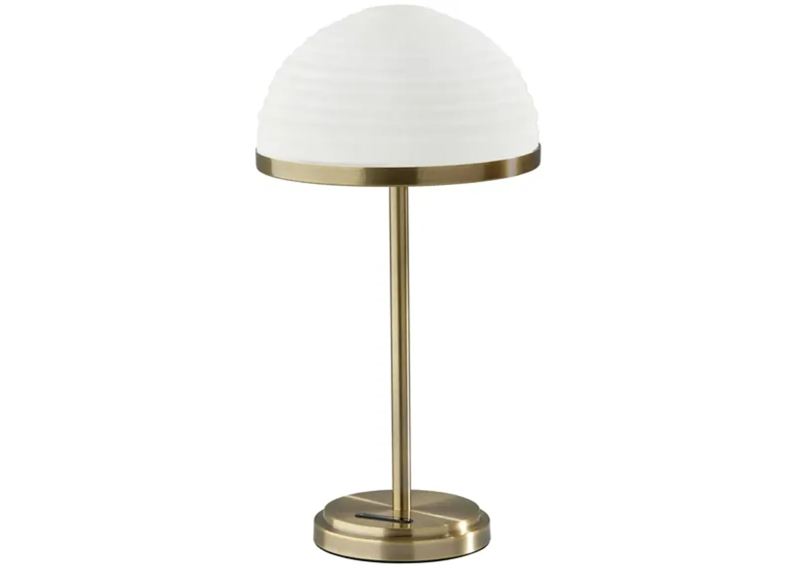 Juliana LED Table Lamp w. Smart Switch in Antique Brass by Adesso Inc