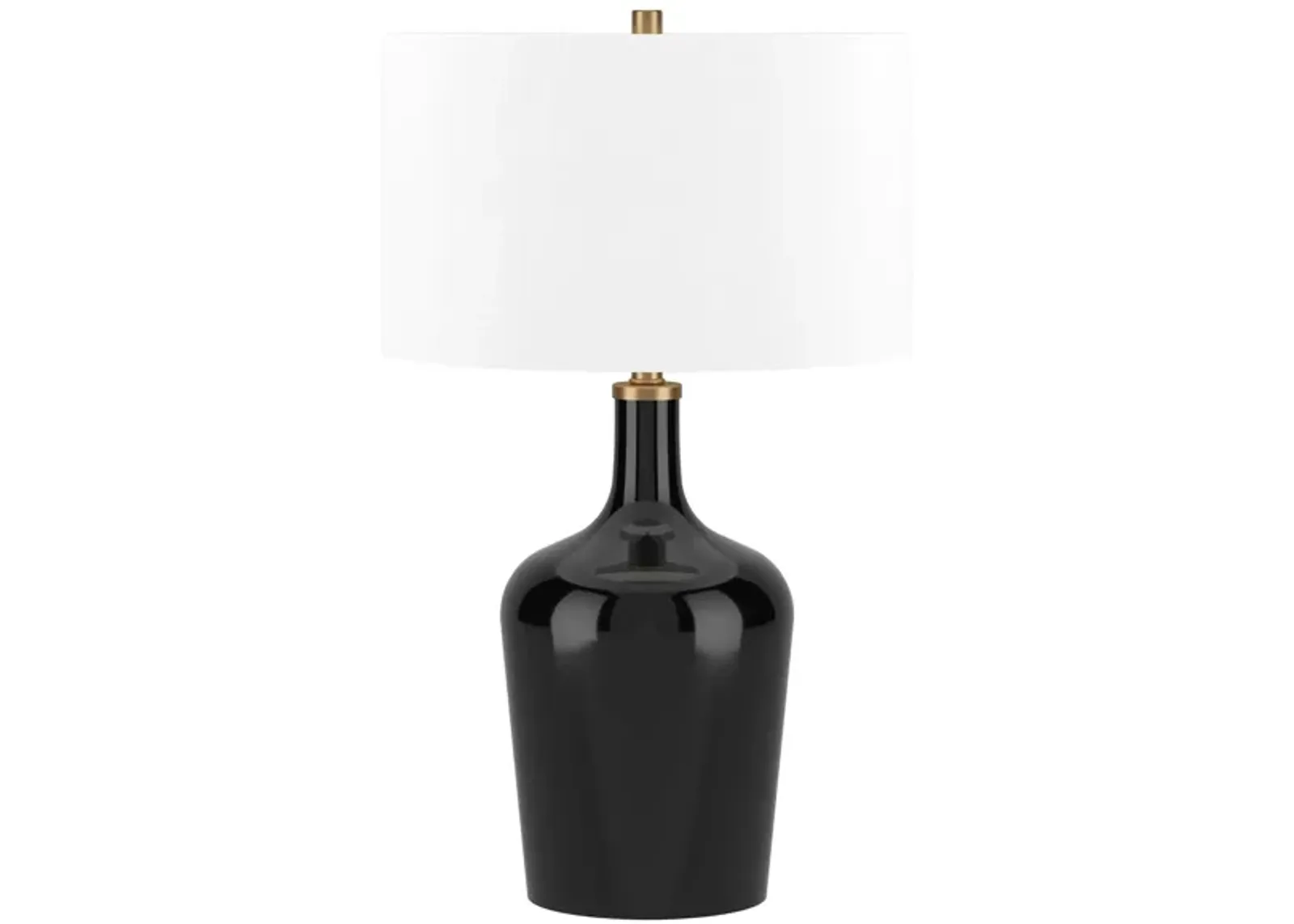 Sebago Table Lamp in Black by Hudson & Canal