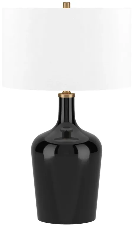 Sebago Table Lamp in Black by Hudson & Canal