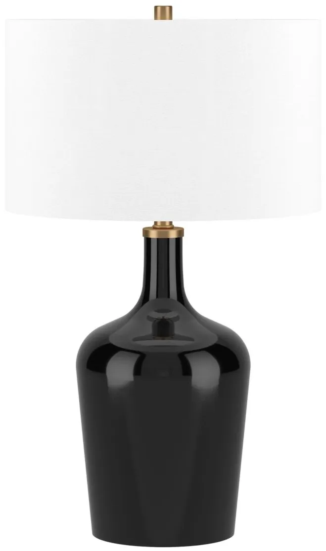 Sebago Table Lamp in Black by Hudson & Canal