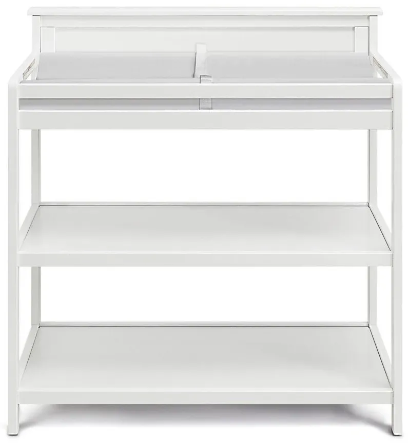 Connelly Changing Table in White/Rockport Gray by Heritage Baby