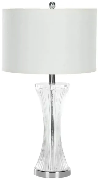 Maya Glass Table Lamp in Clear by Safavieh