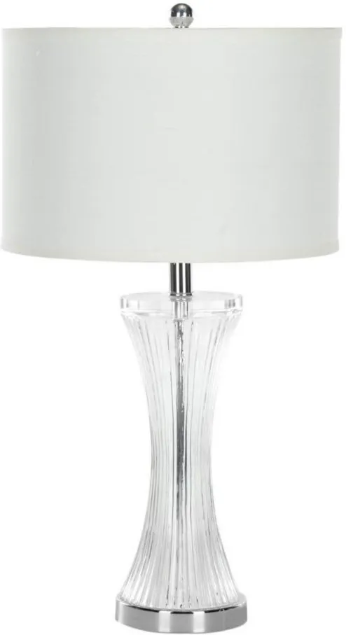 Maya Glass Table Lamp in Clear by Safavieh