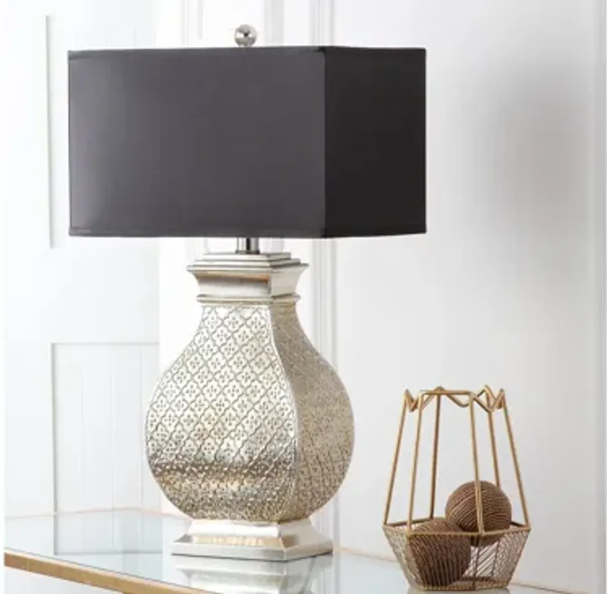 Susan Silver Table Lamp