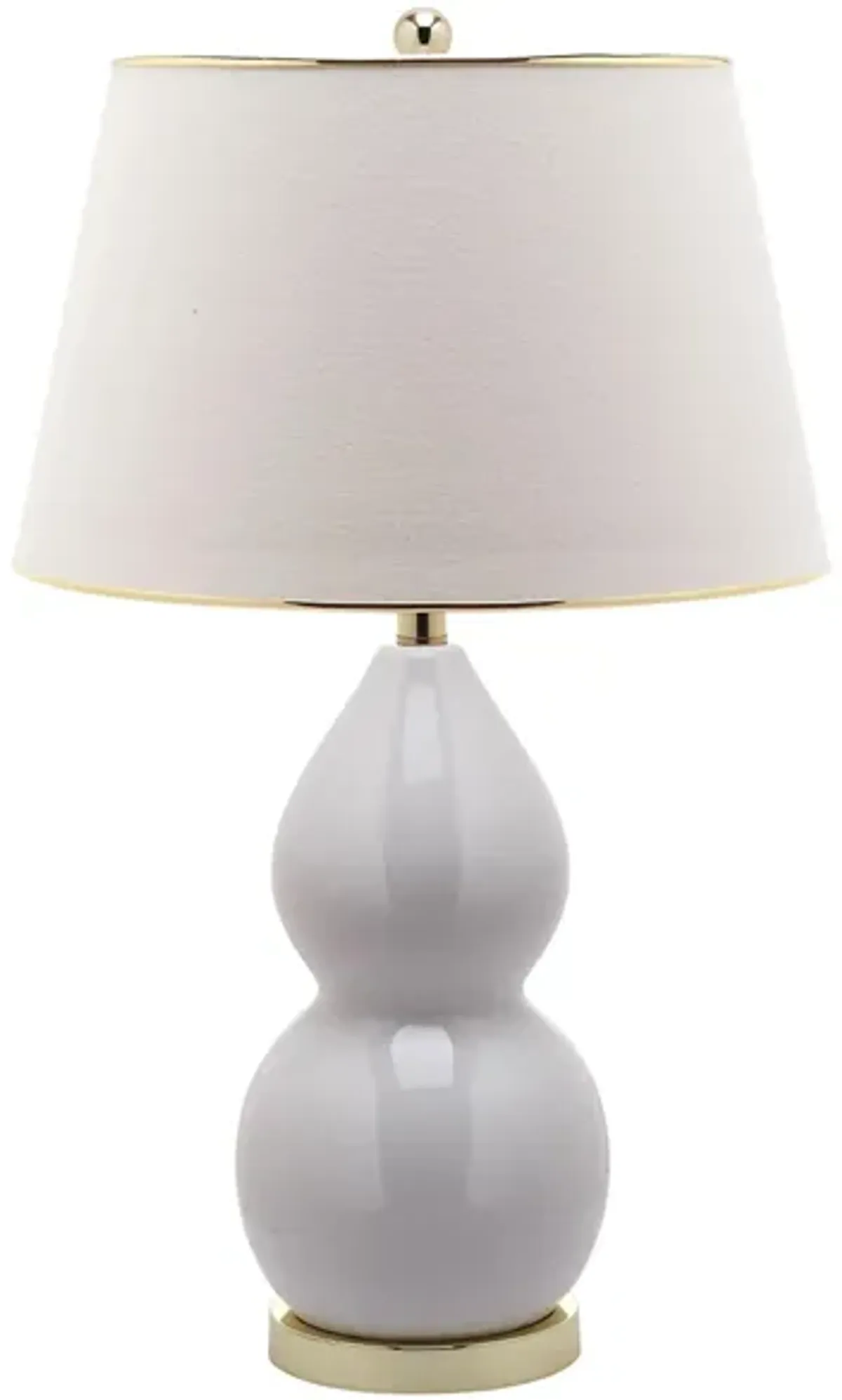 Maud Long Neck Ceramic Table Lamp in White by Safavieh