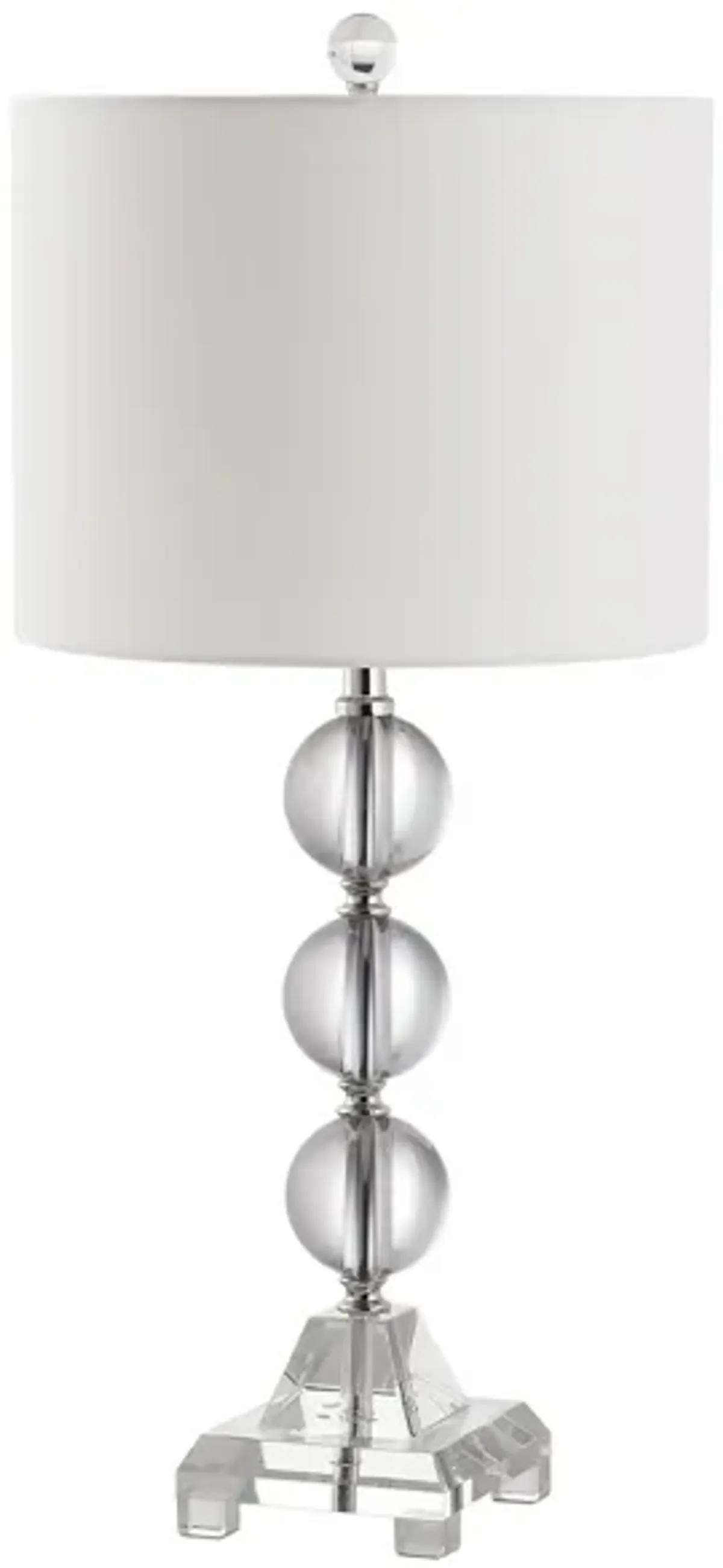 Olympia Crystal Table Lamp in Clear by Safavieh