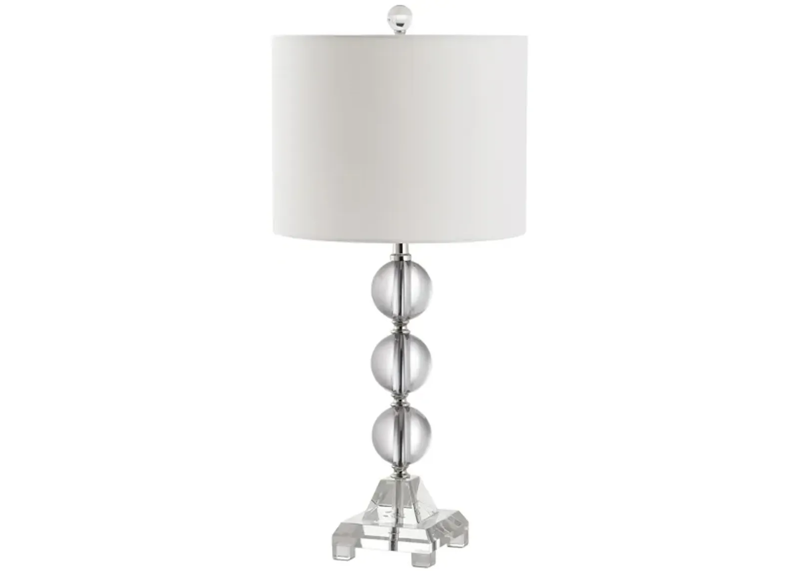 Olympia Crystal Table Lamp in Clear by Safavieh