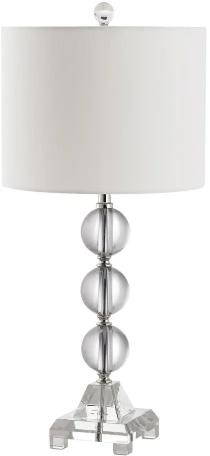 Olympia Crystal Table Lamp in Clear by Safavieh