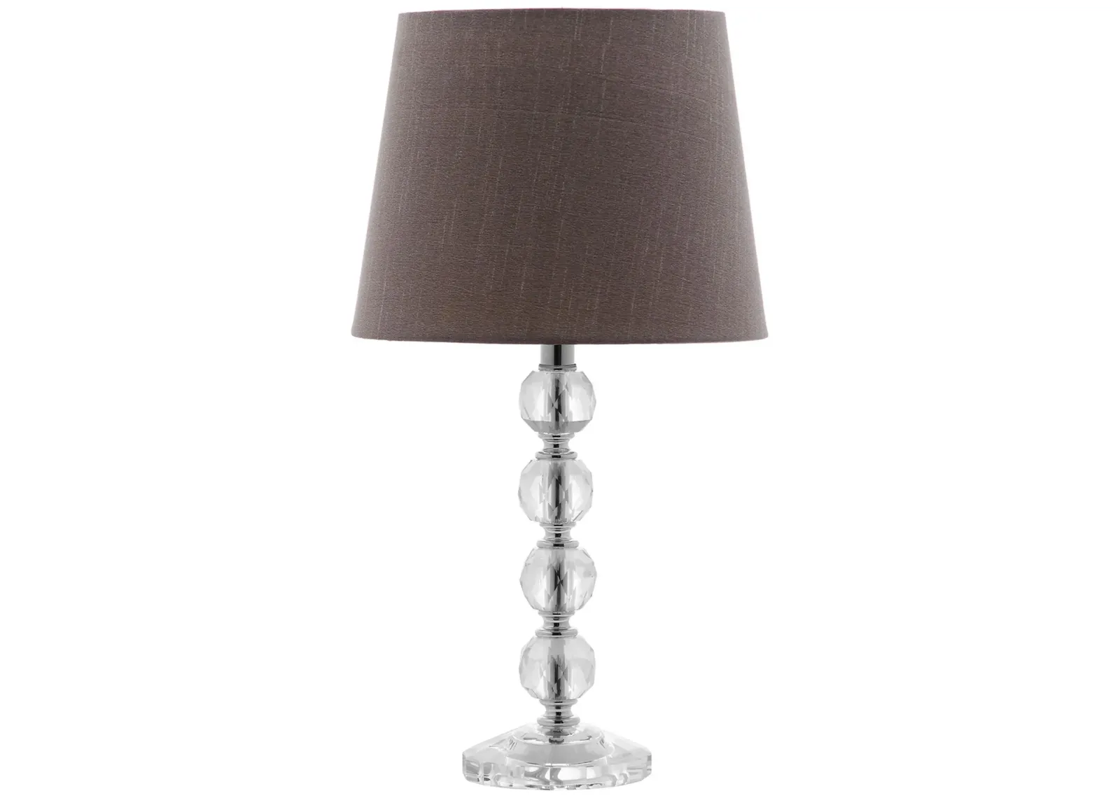 Aerin Stacked Crystal Ball Lamp in Clear by Safavieh