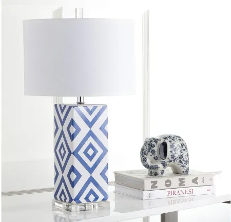 Annie Table Lamp in Navy by Safavieh