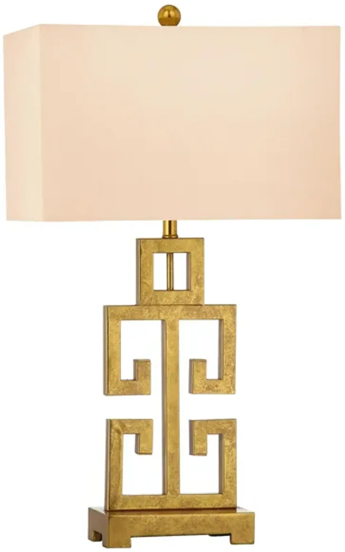 Sauna Key Table Lamp in Gold by Safavieh