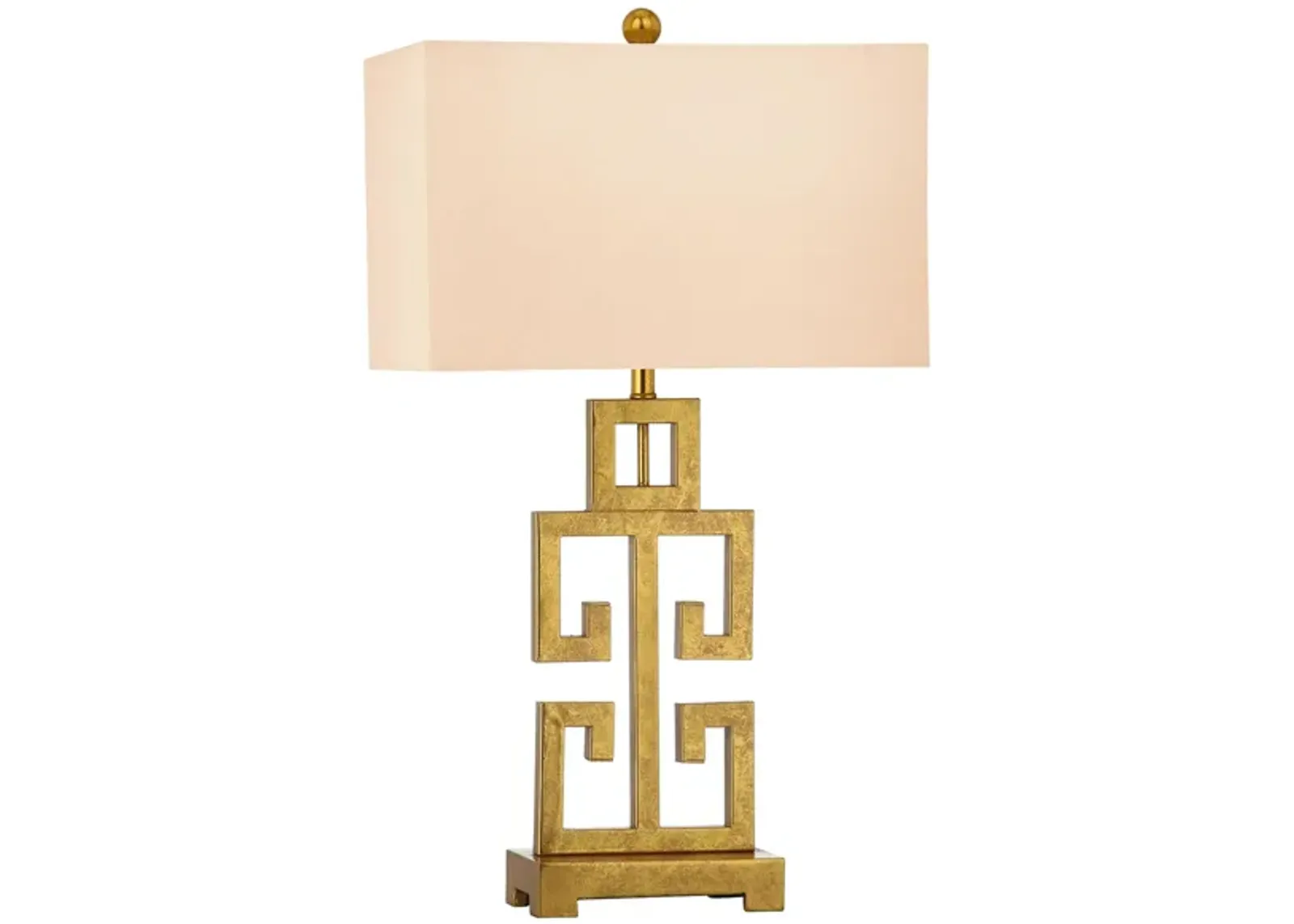 Sauna Key Table Lamp in Gold by Safavieh