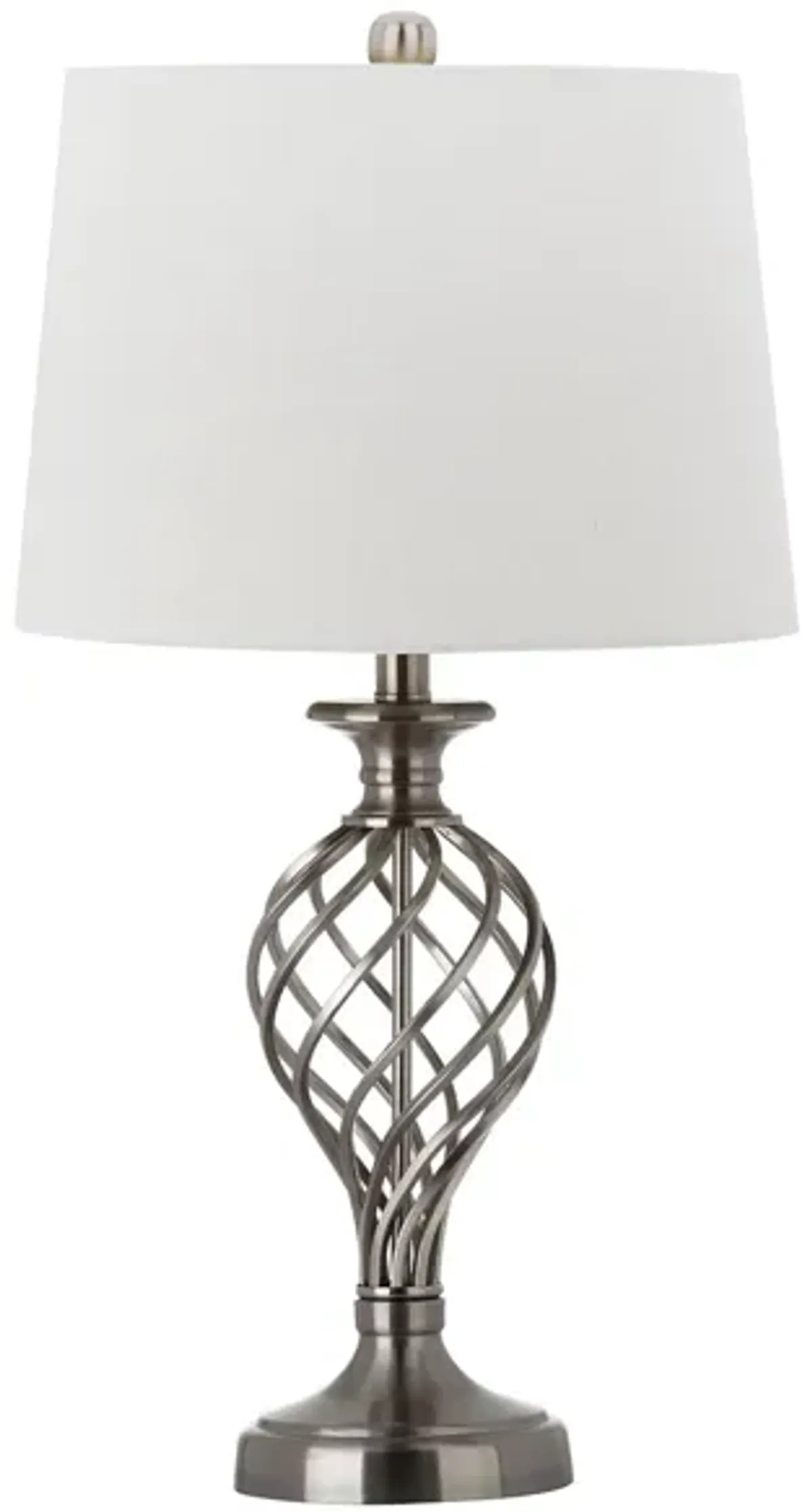 Talon Urn Table Lamp in Nickel by Safavieh