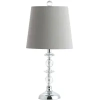 Evie Table Lamp in Clear by Safavieh
