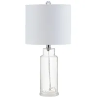 Sonia Table Lamp in Clear by Safavieh