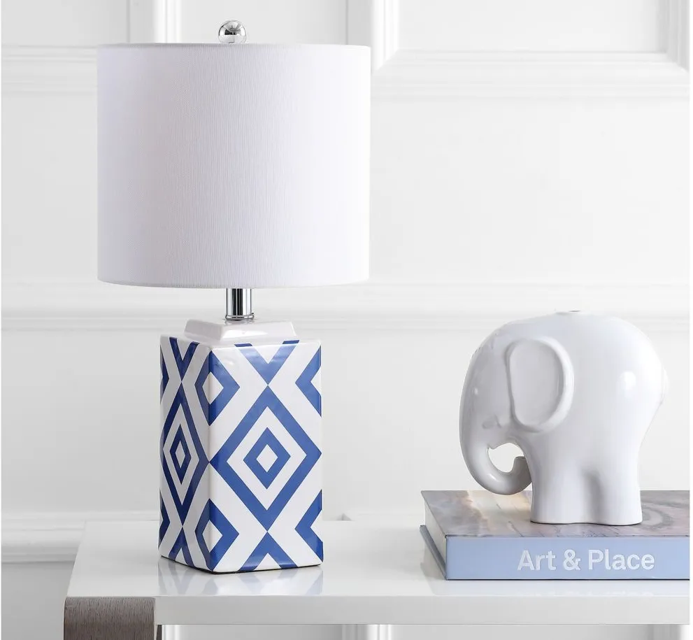 Araceli Table Lamp in Navy by Safavieh